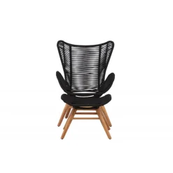 Tingeling Lounge Stol - Sort,Natur