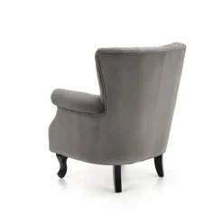 TITAN hvilestol Grå Velour