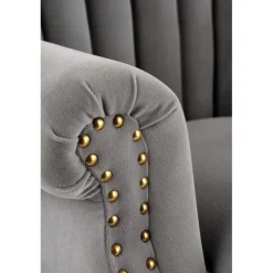 TITAN hvilestol Grå Velour