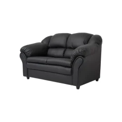 Tønder 2 pers. sofa - Sort tekstillæder