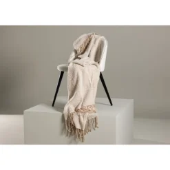 Toby Plaid - Beige og Hvid