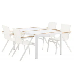 Togo Loungesæt - Havemøbelsæt - Natur,Hvid