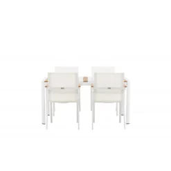 Togo Loungesæt - Havemøbelsæt - Natur,Hvid