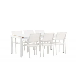 Togo Santorini t Loungesæt - Havemøbelsæt - Natur,Hvid