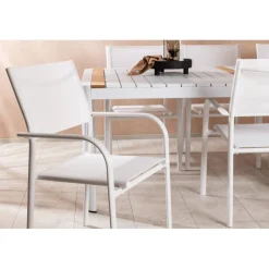 Togo Santorini t Loungesæt - Havemøbelsæt - Natur,Hvid