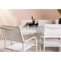 Togo Santorini t Loungesæt - Havemøbelsæt - Natur,Hvid