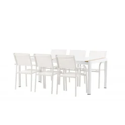 Togo Santorini t Loungesæt - Havemøbelsæt - Natur,Hvid