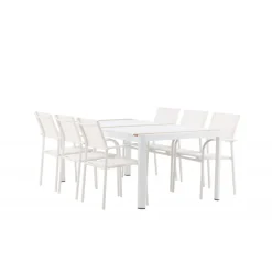 Togo Santorini t Loungesæt - Havemøbelsæt - Natur,Hvid