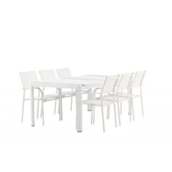 Togo Santorini t Loungesæt - Havemøbelsæt - Natur,Hvid