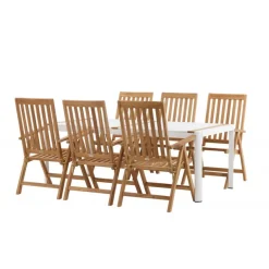 Togo t Loungesæt - Havemøbelsæt - Natur,Hvid