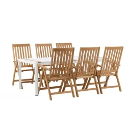 Togo t Loungesæt - Havemøbelsæt - Natur,Hvid