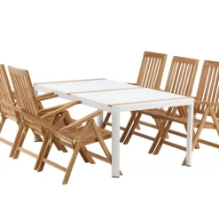 Togo t Loungesæt - Havemøbelsæt - Natur,Hvid