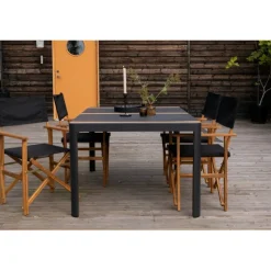 Togo t Loungesæt - Havemøbelsæt - Sort,Natur