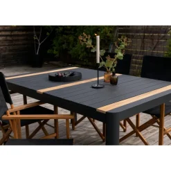 Togo t Loungesæt - Havemøbelsæt - Sort,Natur