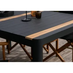 Togo t Loungesæt - Havemøbelsæt - Sort,Natur