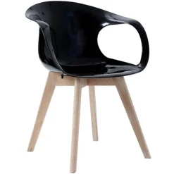 Tomcat spisebordstol med egetræesstel