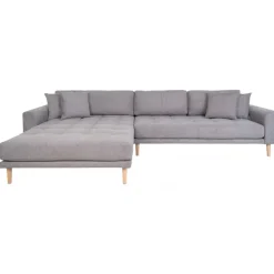 Torino Lounge Sofa lysegrå venstrevendt