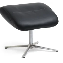Torsten Lænestol Semianilin læder - Sort