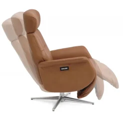 Torsten Recliner lænestol med 2 motor - Cognac semianiline læder
