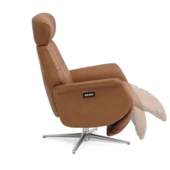 Torsten Recliner lænestol med 2 motor - Cognac semianiline læder