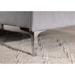 Toulouse 3 personers chaiselongsofa - Krom og Grå