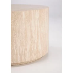 TRAVERTINO OKR?G?A sofabord, travertin