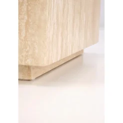 TRAVERTINO_S KWADRAT sofabord, travertin