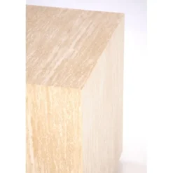 TRAVERTINO_S KWADRAT sofabord, travertin