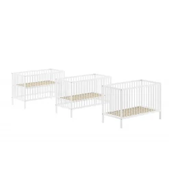 Tremmeseng 60 x 120 cm – Dino, hvid