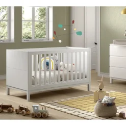 Tremmeseng 70 x 140 cm – Eva, hvid