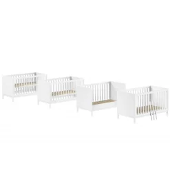 Tremmeseng 70 x 140 cm – Eva, hvid