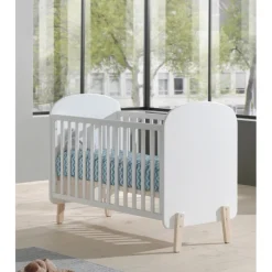 Tremmeseng Kiddy – 60 × 120 cm, hvid