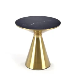 TRIBECA sofabord, Sort marmor / guld