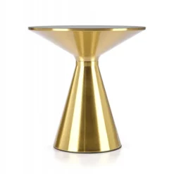 TRIBECA sofabord, Sort marmor / guld