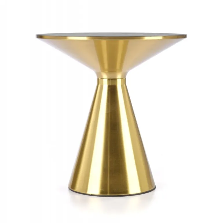 TRIBECA sofabord, Sort marmor / guld