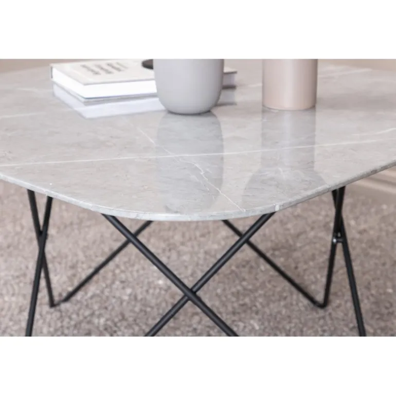 Tristar Sofabord - Sort og Grå