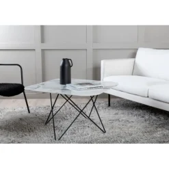 Tristar Sofabord - Sort og Hvid