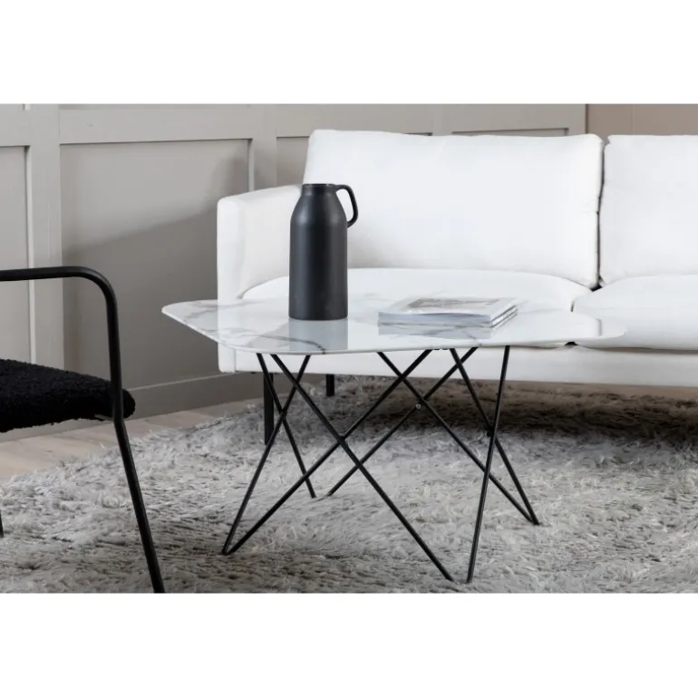 Tristar Sofabord - Sort og Hvid