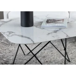 Tristar Sofabord - Sort og Hvid