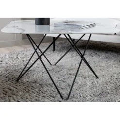 Tristar Sofabord - Sort og Hvid