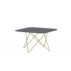 Tristar Sofabord - Sort og Messing