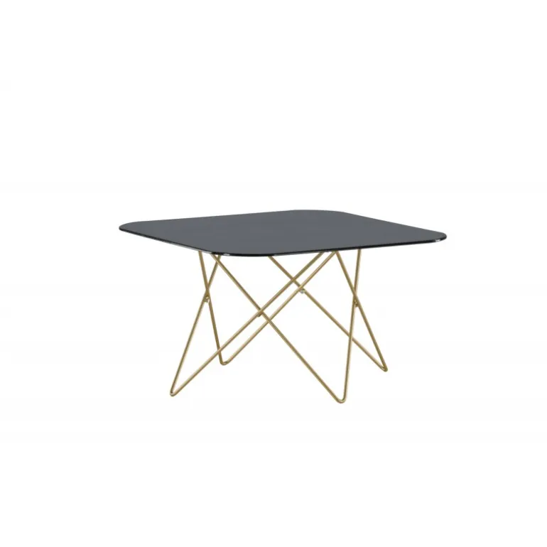 Tristar Sofabord - Sort og Messing