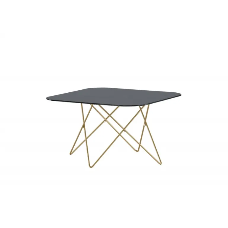 Tristar Sofabord - Sort og Messing