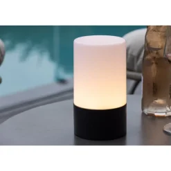 Tubu Bordlampe - Sort,Hvid