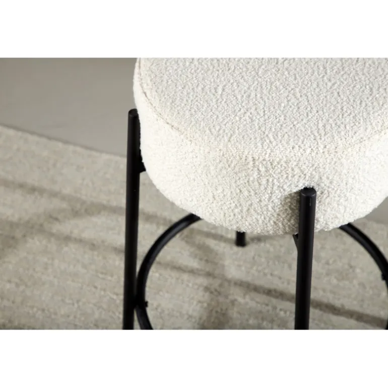 Tucson Barstol - Sort og Hvid