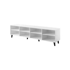 TV bord ASTI mat Hvid / mat Hvid