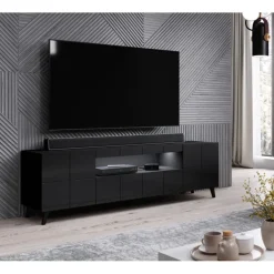 TV bord REJA Sort glans/Sort glans