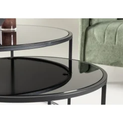 Twin Sofabordsæt - Sort