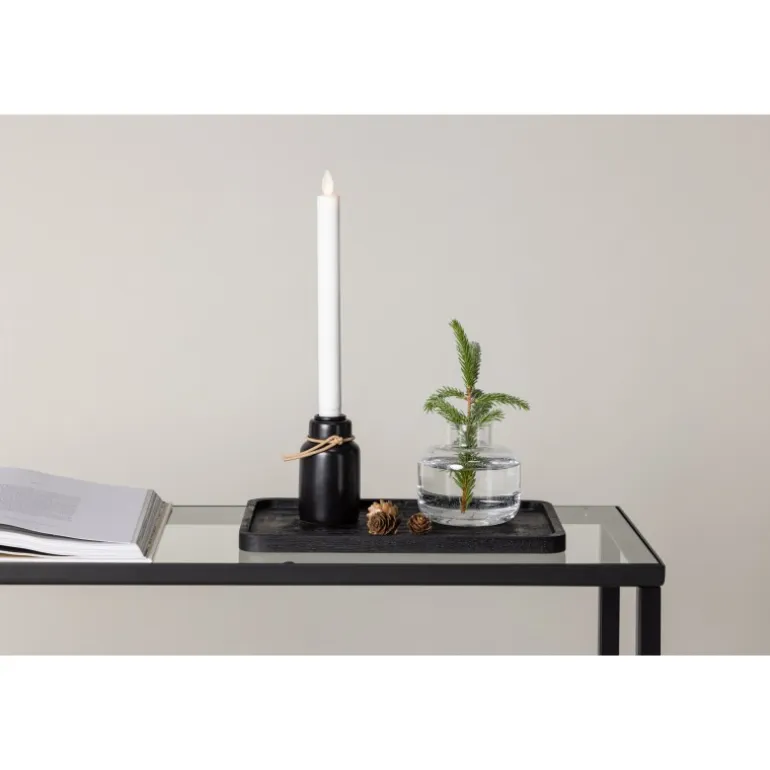 Ulricehamn Lysestage - Sort og Hvid