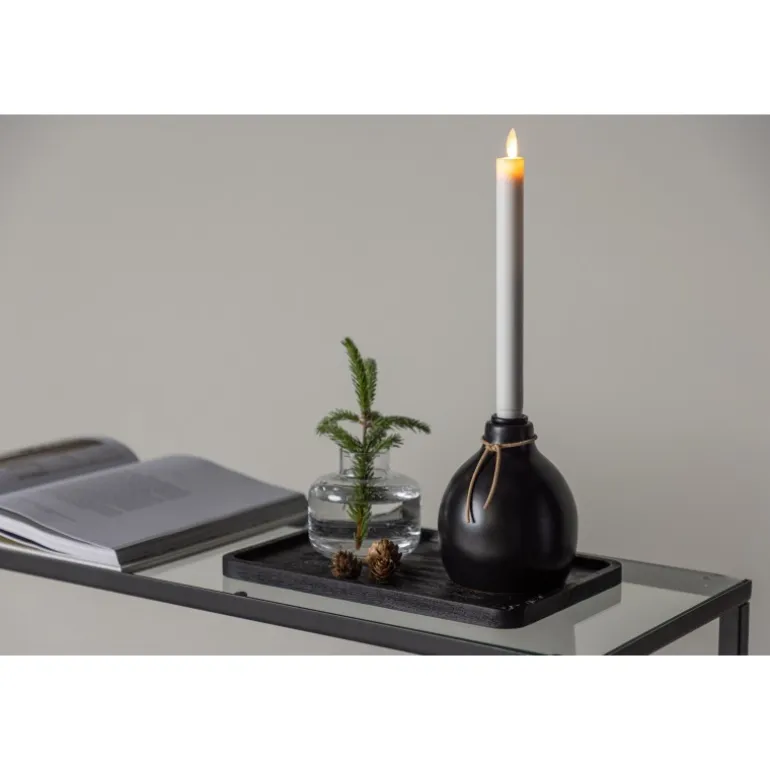 Ulricehamn Lysestage - Sort og Hvid